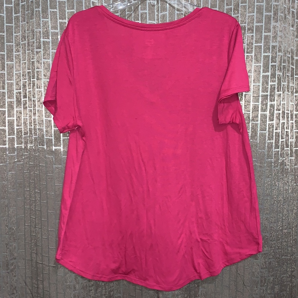 Pink V- Neck - Picture 3 of 4